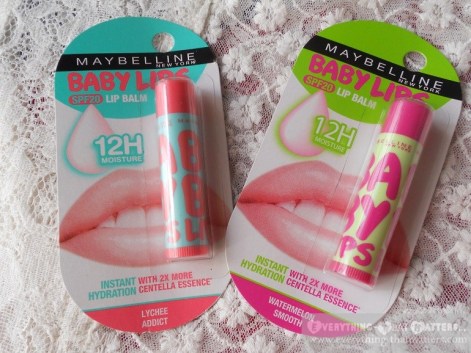 My kind of Maybelline Baby Lips lip balms - the colourless variety